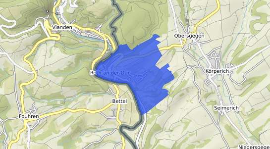 Bodenrichtwertkarte Roth an der Our